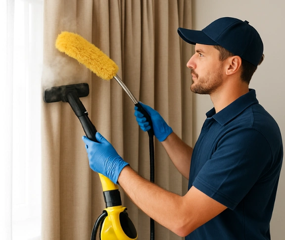 Trusted blind cleaning technician Matty Curtain Cleaning scoresby-vic QLD