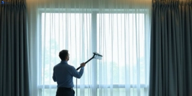 Commercial curtain steam cleaning service scoresby-vic hotels offices