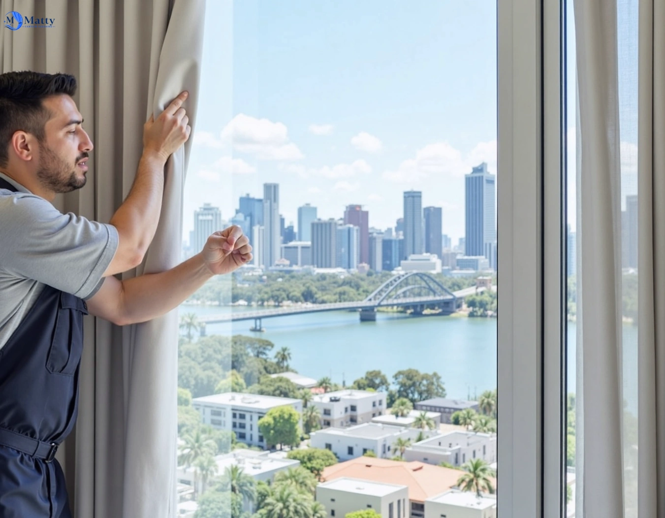 Professional curtain steam cleaning service scoresby-vic QLD by Matty Curtain Cleaning